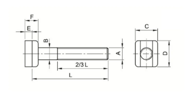 T-Slot Bolts 1