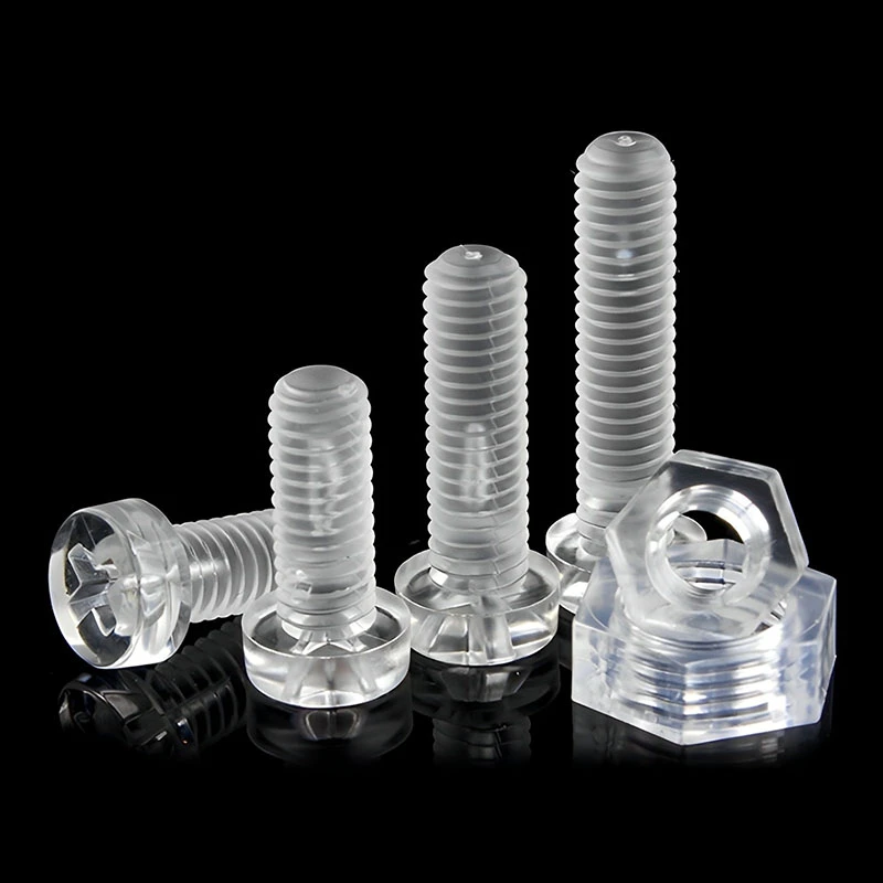 transparent PC plastic screw 3